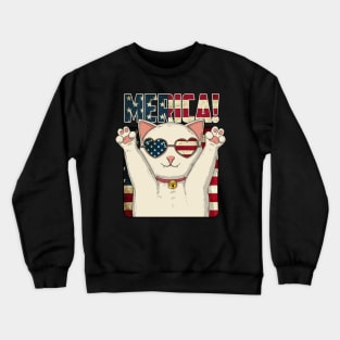 Merica Neko Crewneck Sweatshirt